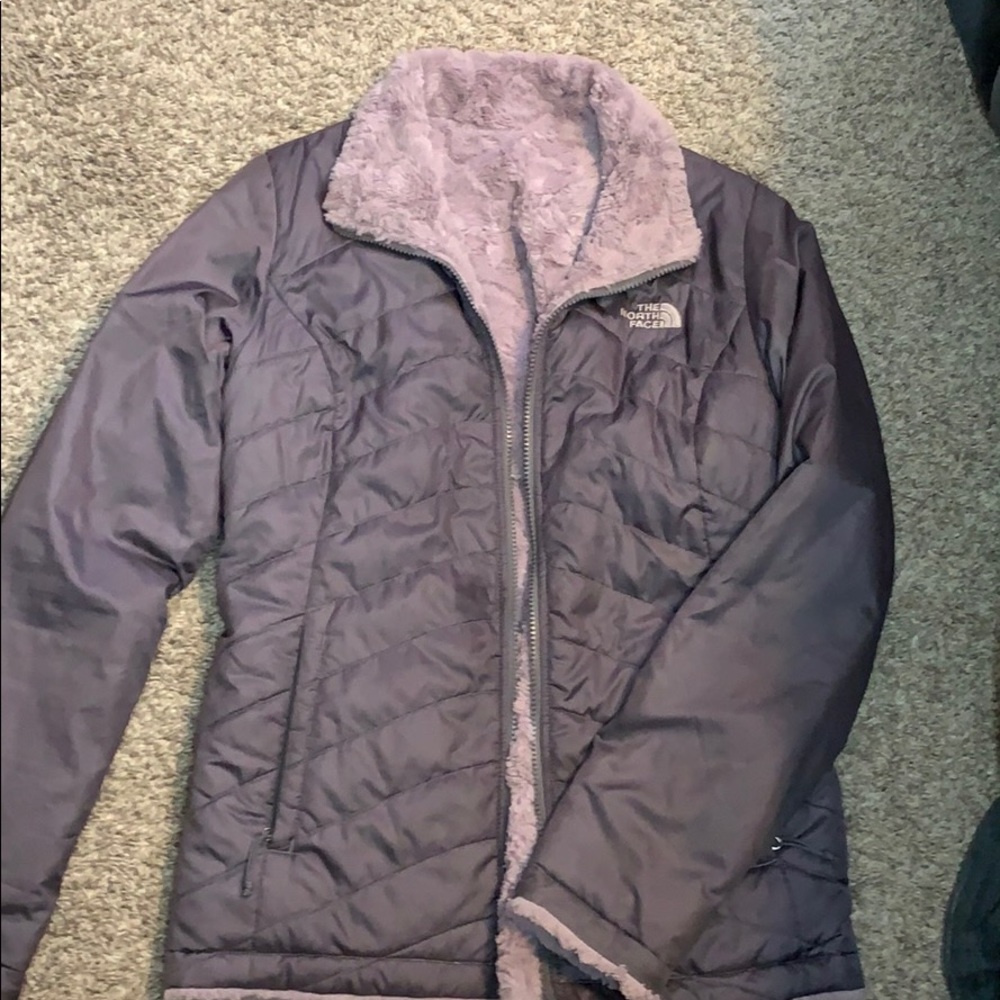 North Face Reversible swirl coat